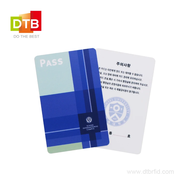 Custom  Rfid Smart Card With Chip Printable Transparent Nfc Business Card