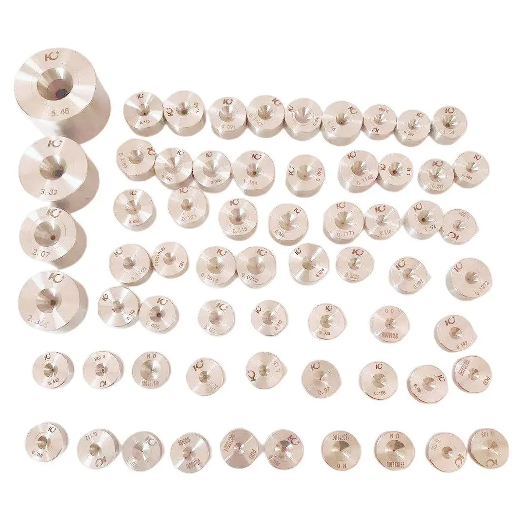 Diamond drawing die for improving drawing efficiency PCD drawing die with long service life