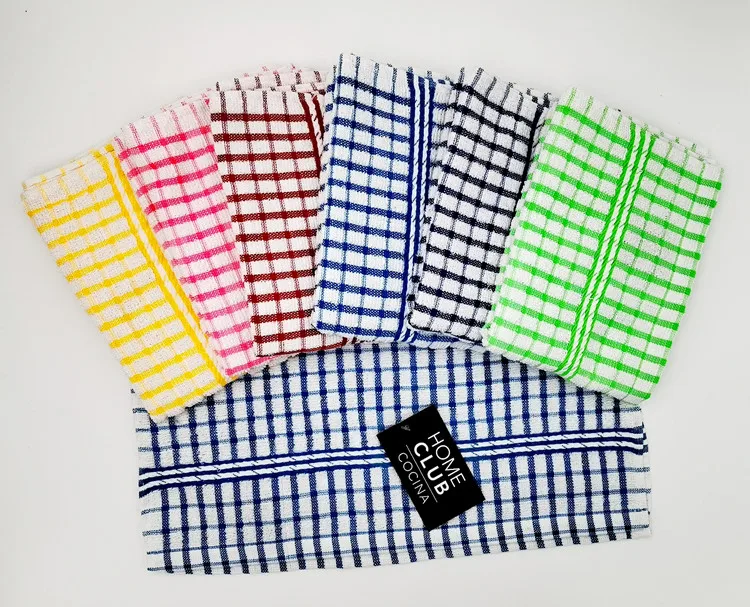 
100% cotton yarn- dyed jacquard terry kitchen towel 
