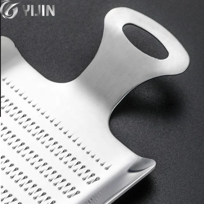 Kitchen tool shovel shaped fruit vegetable garlic ginger mini food grater 430 stainless steel grater