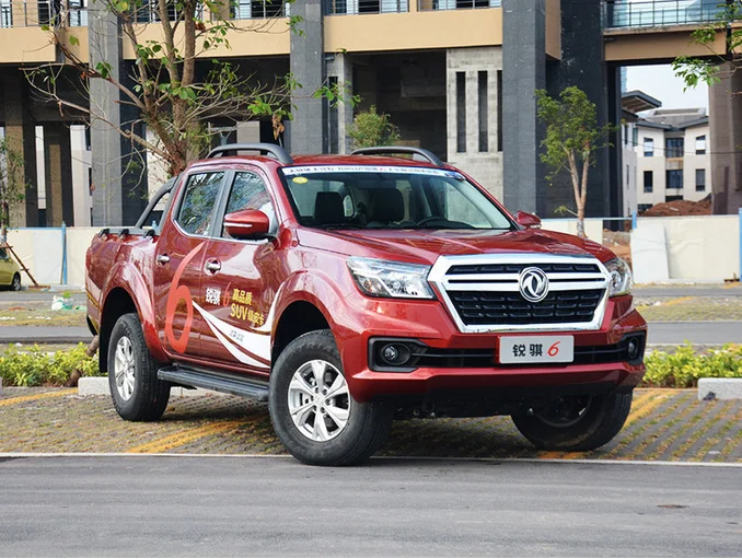 China Dongfeng mini RICH 6 pickup truck 4x4 with diesel engine pickup trucks for exporting