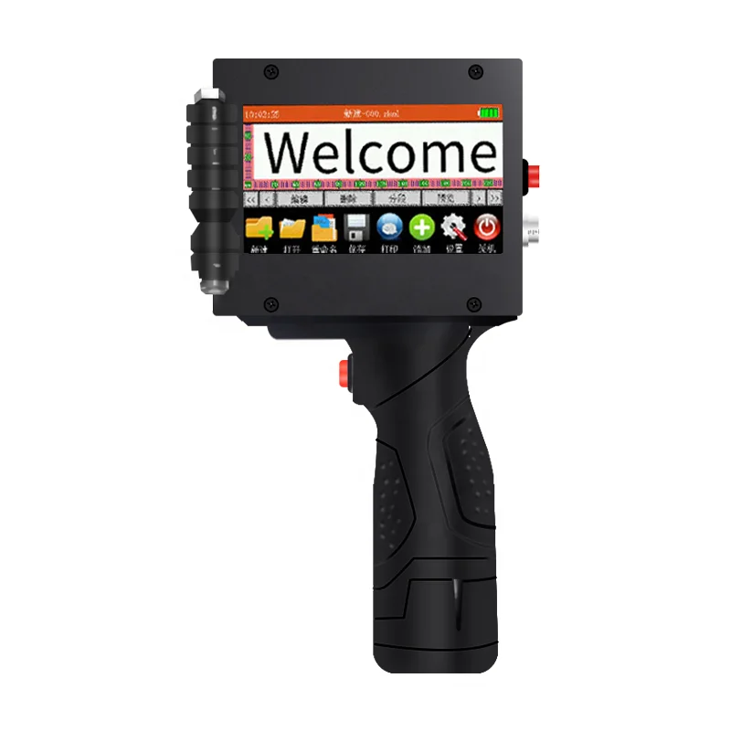 Automatic ink jet portable large format printer digital t-shirt code printer continuous handheld inkjet printer