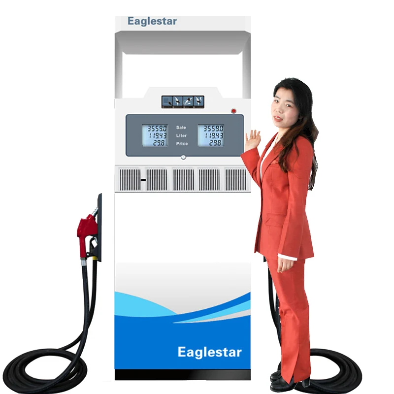 Fuel Dispenser Indonesia Gasoline Service Gas Stations with Kerosene Pumps Fuel Dispenser Dual Nozzle