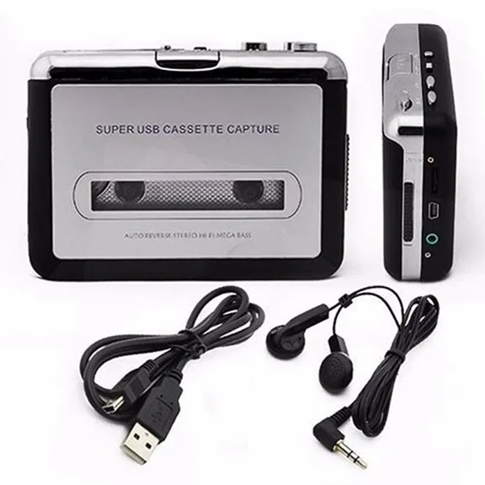 Hot-selling Walkman Stereo Hi-Fi Tape to MP3 Portable Handheld USB Tape Player Cassette Recorders