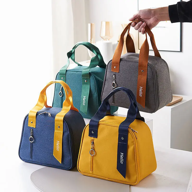 Amazon Hot-selling Water-resistant  Insulated Lunch Box Long Time Thermal Lunch Bag For Kids And Adults Aluminium Foil Bag