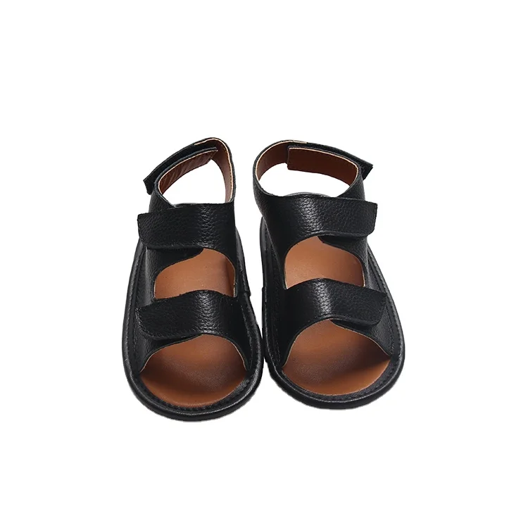 Soft Sole Sandal Baby Feet Floor Shoes Leather Upper Baby Girl Boy First Walking cheap sandalFor Summer