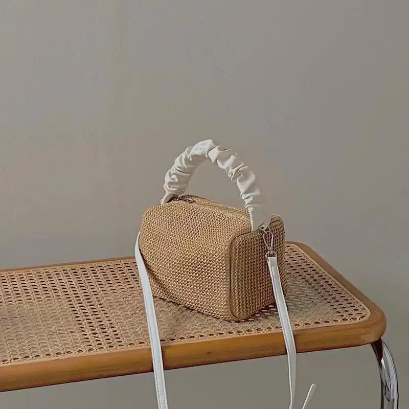 Fashion Summer Straw Bag For Ladies Luxury Straw Beach Bag