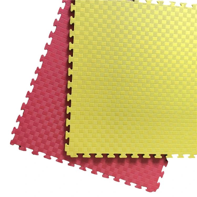 Hot Sale  eva puzzle mat taekwondo mat boxing gym flooring mats With Red Blue Color for martial arts