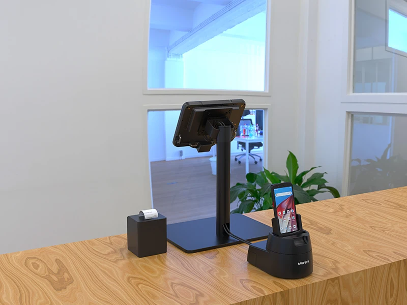 MEFERI MC45 10.1 inch BT5.2 WIFI-5 NFC Android 14 Tablet PC Mounted Computer All-In-One Price Checker for Supermarket