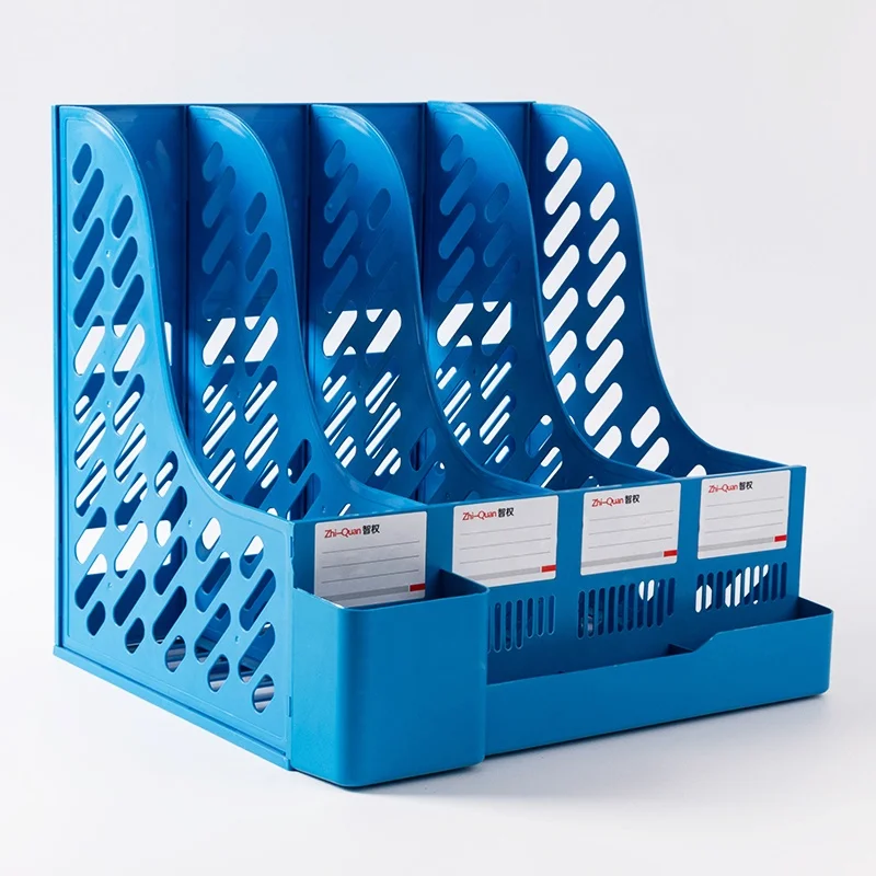 File Holder Stand Paper Desk Organizer Magazine Rack Table Magazine Book Organizer File Tray Magazine Holder