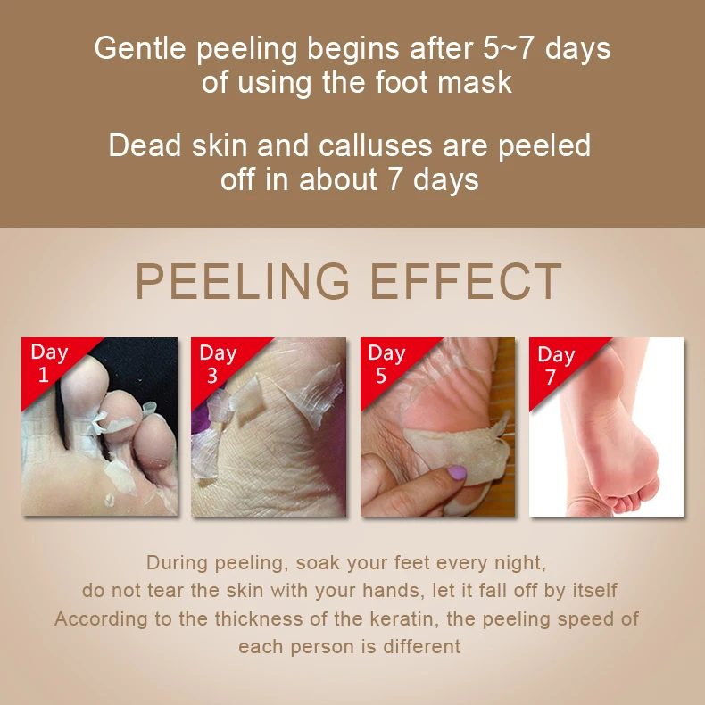 Feet Mask Peeling Foot Spa Cosmetic Patch Care Set Callus Remover Vacuum