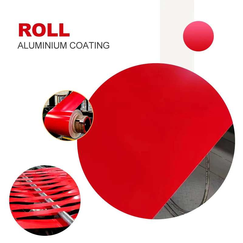 Wholesale Factory Price Pre-Painted Aluminum Coils in 1060 3003 3004 5052 Color Coated Roll