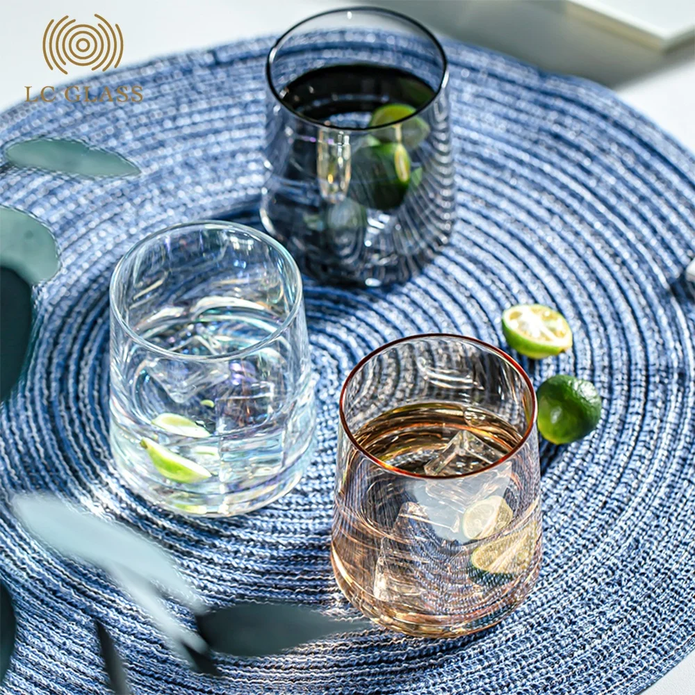 wholesale Borosilicate glassware egg shape drinking  water glass cup