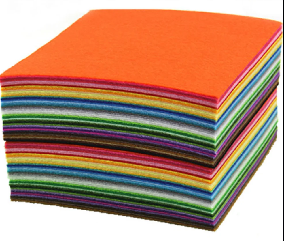 
3mm 5mm stiff polyester needle punched nonwoven polyester felt fabric sheets 