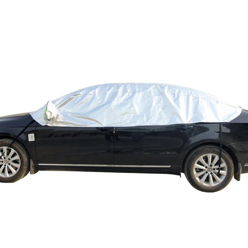 Large Saloon Car Top Cover Roof windscreen Windows Sunblock Half Car Cover