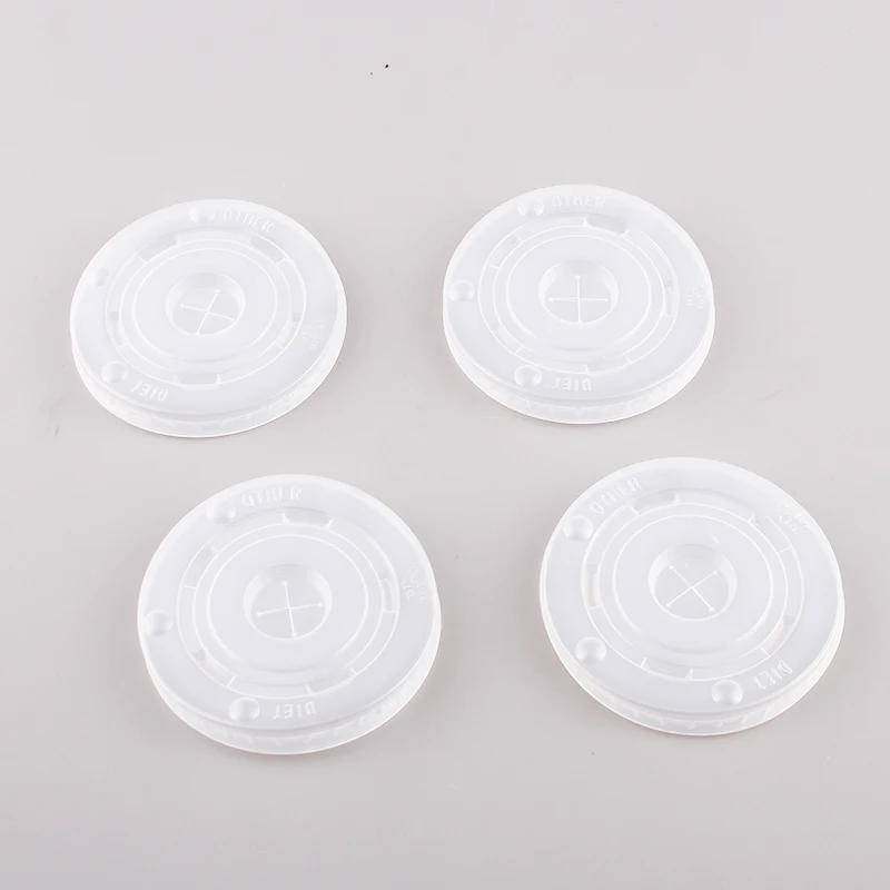 Disposable PS PP PET Plastic Lids For Coffee Cups and Glasses