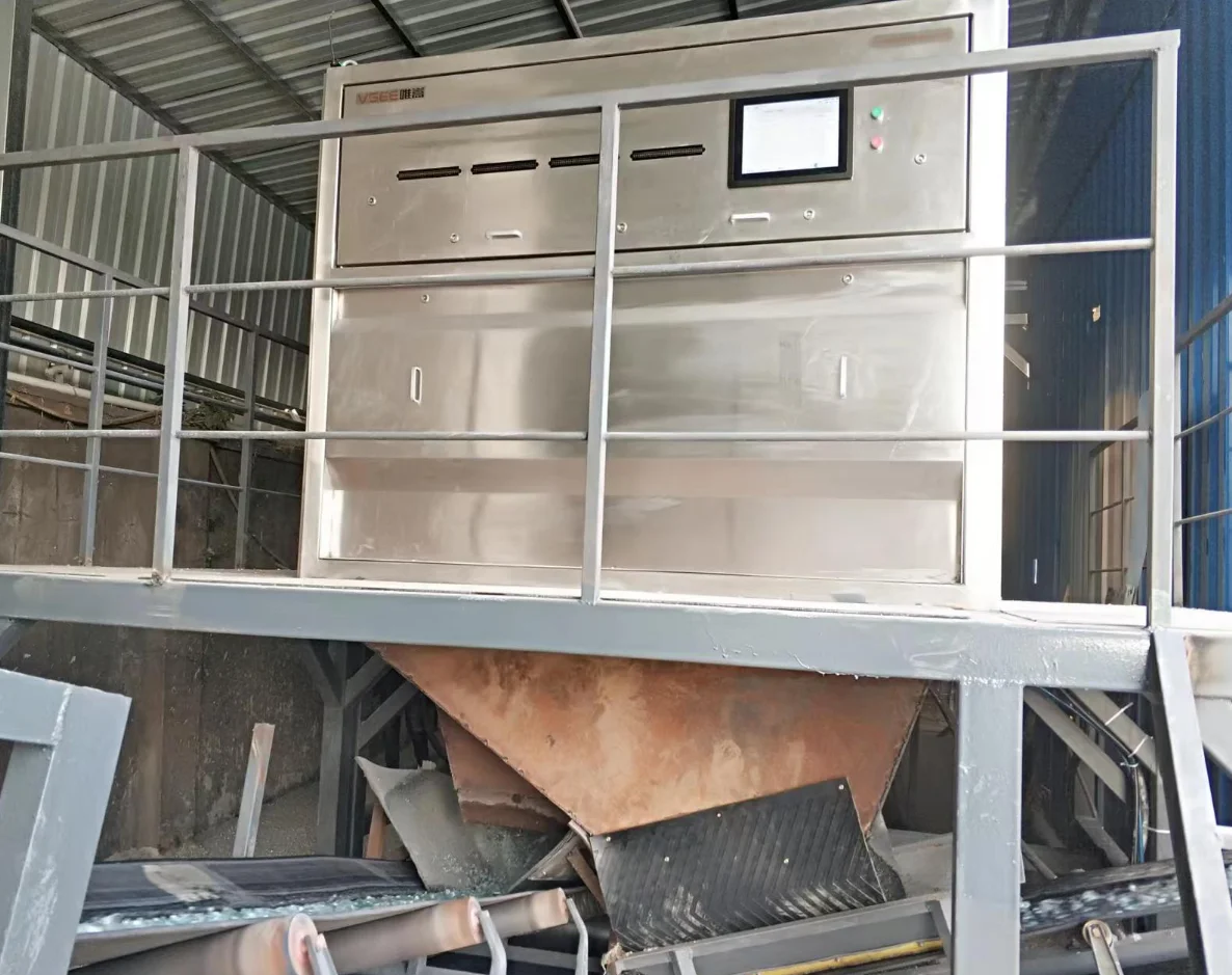 glass recycling machine Fully automatic glass cullet recycling machine Glass color sorter