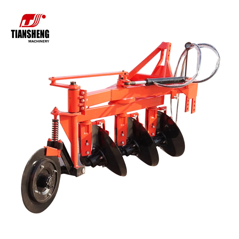 TIANSHENG 50-80hp 620kg 3dics hydraulic disc harrow held ploughing machine