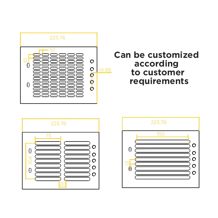 Custom CNC Machining Anodizing Aluminum Charging Pile CNC Aluminum Service