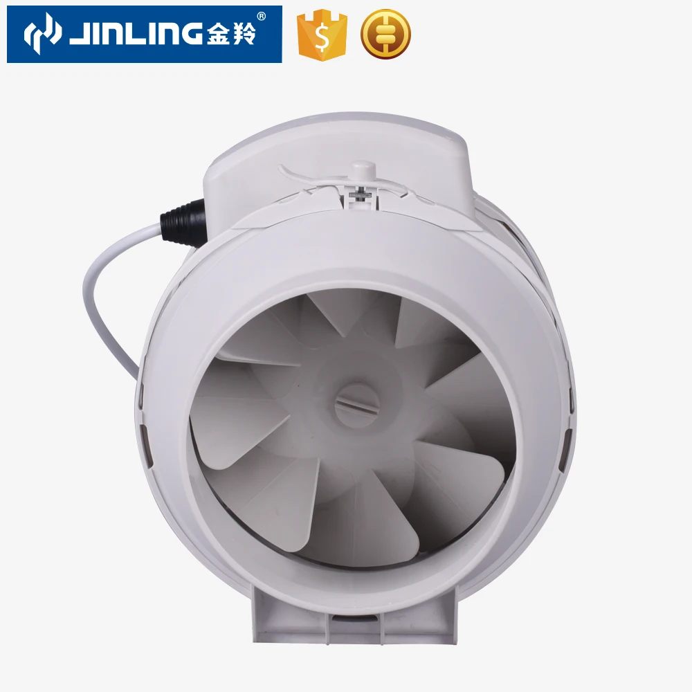 Silent Ventilation inline duct fan industrial Smoke Suction 100mm Inline Duct AC Fan