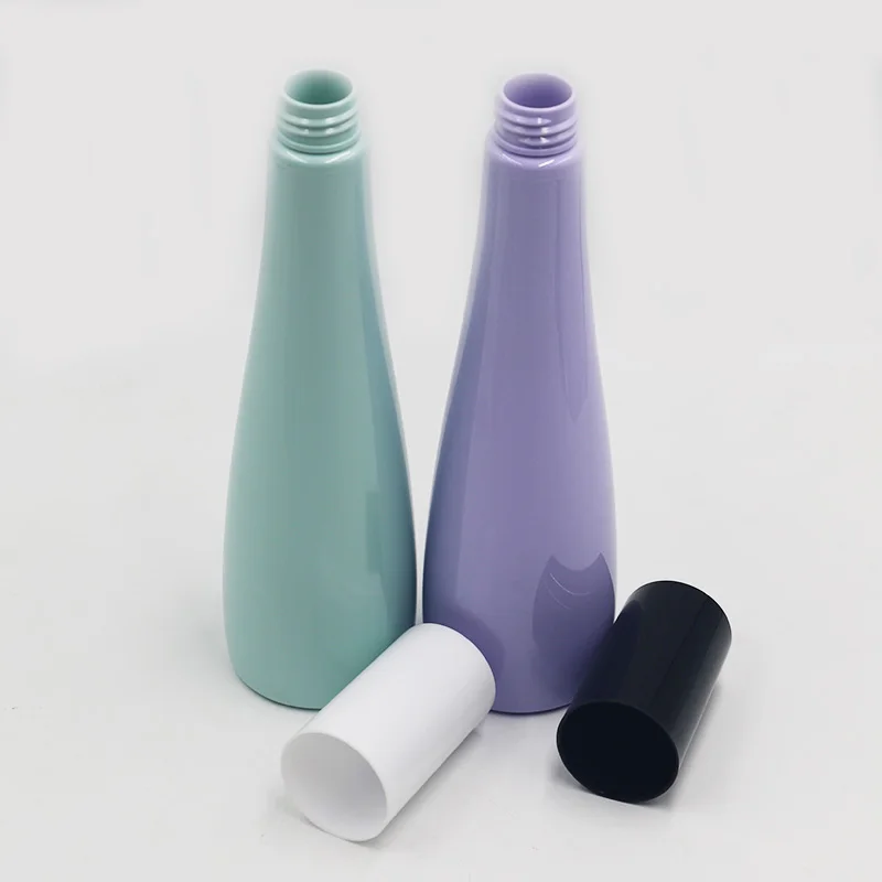 Factory sale 2022 new PET 280ml plastic empty hair wash bottle with cap 300ml Mouthwash bottle