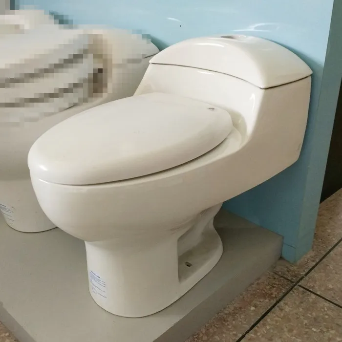 Cross-Border Hotel Toilet Ordinary Toilet Bowl Apartment Hotel One-Piece Pottery Toilet Project Wholesale