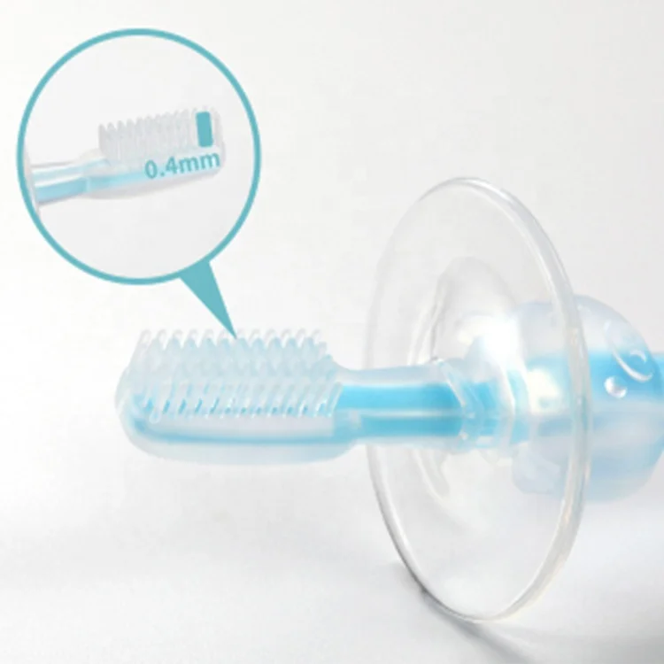 
Infant training soft silicone baby toothbrush suction toothbrush baby toothbrush 