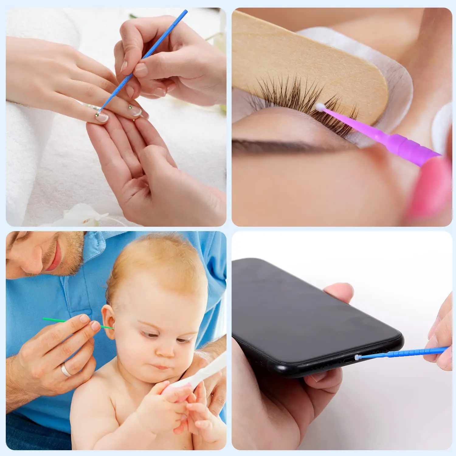 Disposable Dental Micro Swab Dental Micro Applicators Teeth Care Dentistry Tools dental micro applicator brush swab applicators