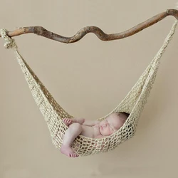 High Quality Newborn baby Photography Props handmade knit neck hammock