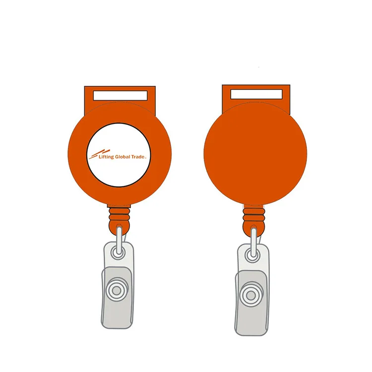 
Hot sale 32mm retractable badge reel with custom logo for business holder 