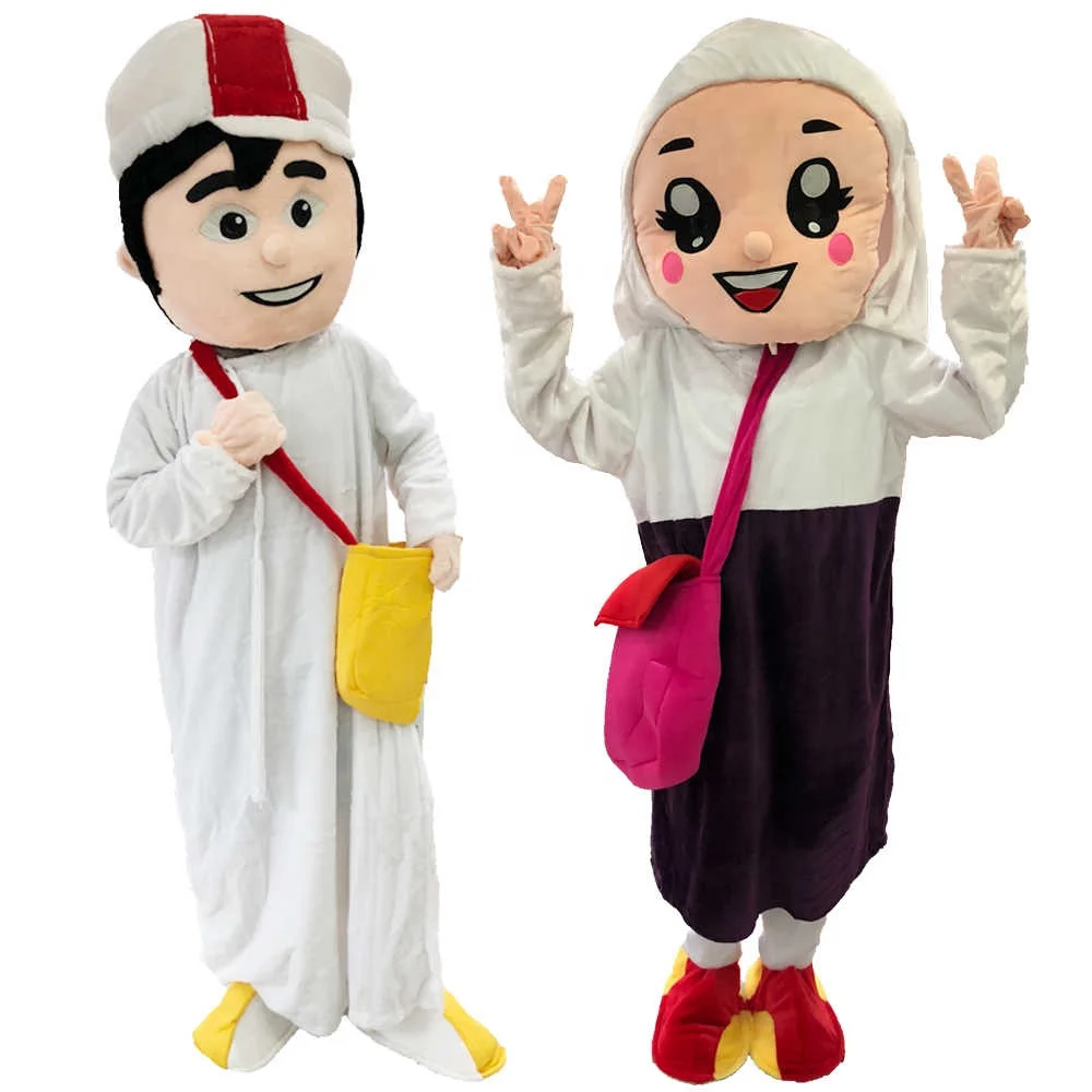 N250 Arab Boy Arabian Girl Adult Carnival Party Fancy Dress Mascot Costumes