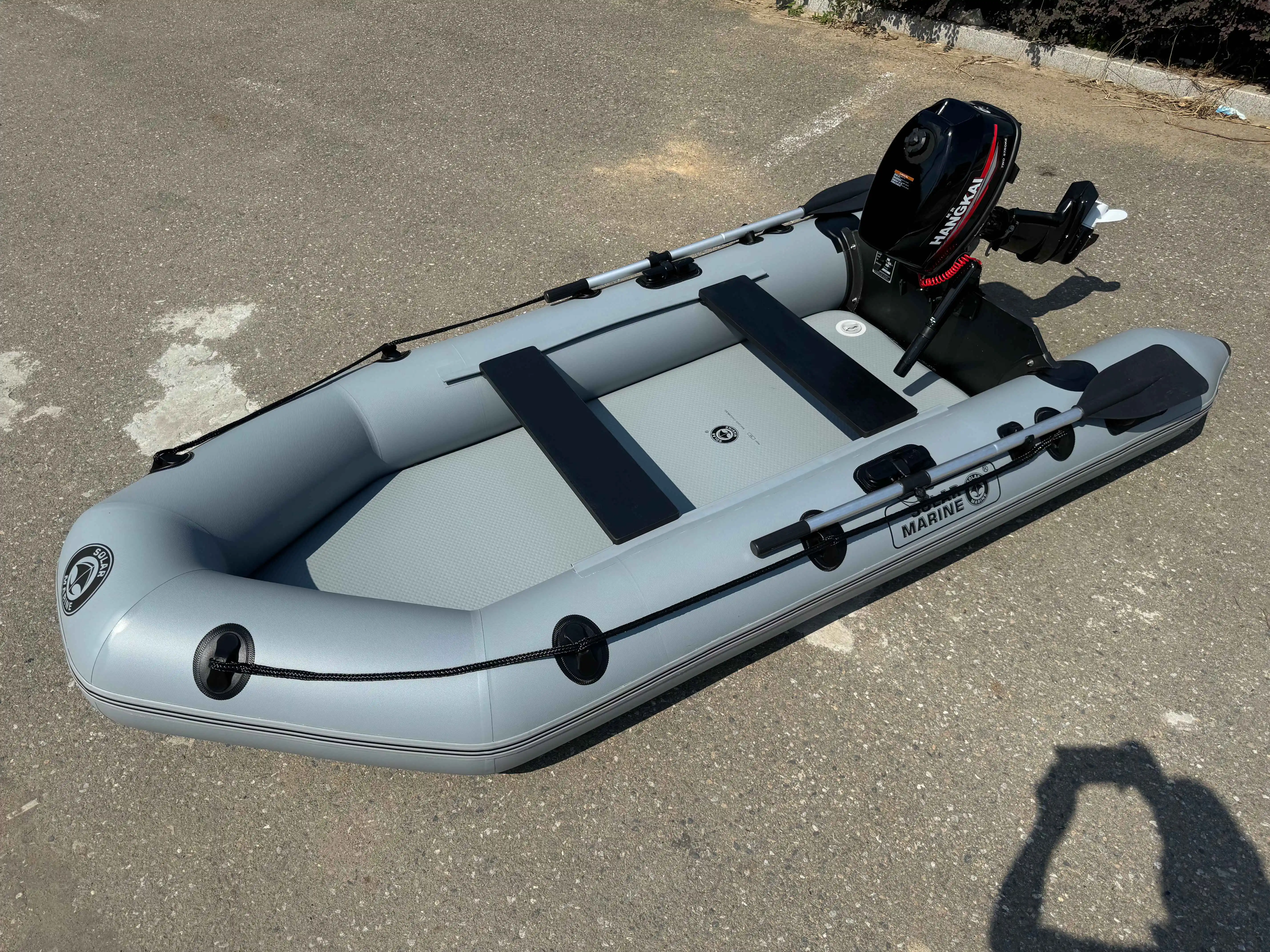 Solar Marine 0.7MM PVC 3M Rigid Inflatable Fishing Boats High Quality Assault Boat River Raft Speed Dinghy with CE Certificate