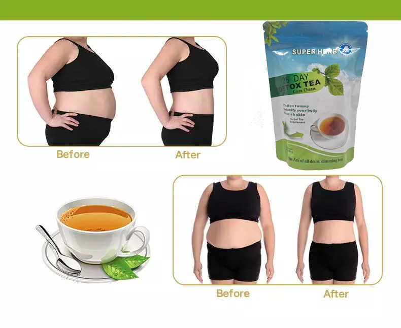 Effective Fat Burner 28 Days Slimming Tea for Weight Loss and Beauty Tea Private Label