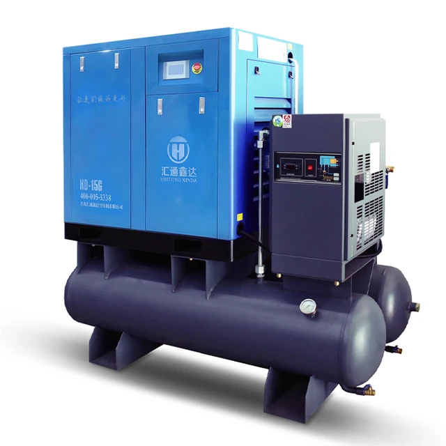 Best Price 15Kw 16Bar 20Hp All-In-One Industrial 380V 50Hz Air Compressor