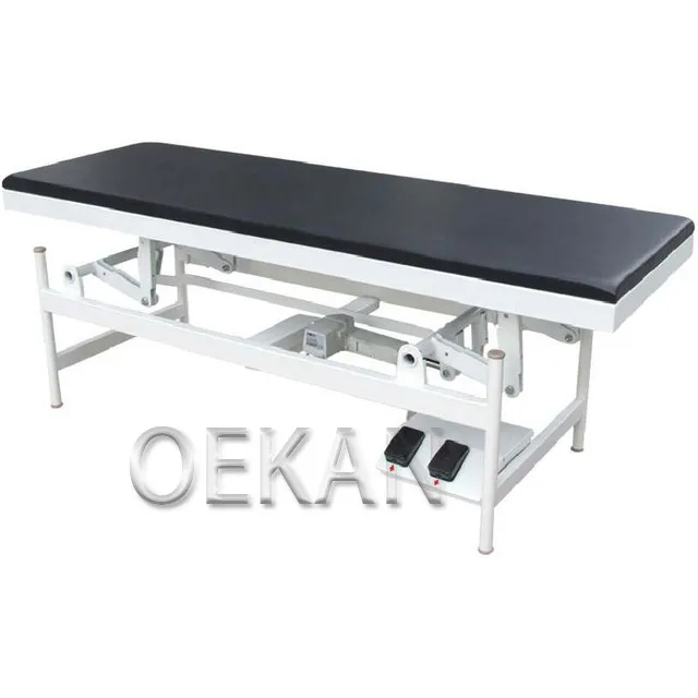 Hospital Furniture Foldable Examination Bed Semi-fowler Doctor Examination Bed