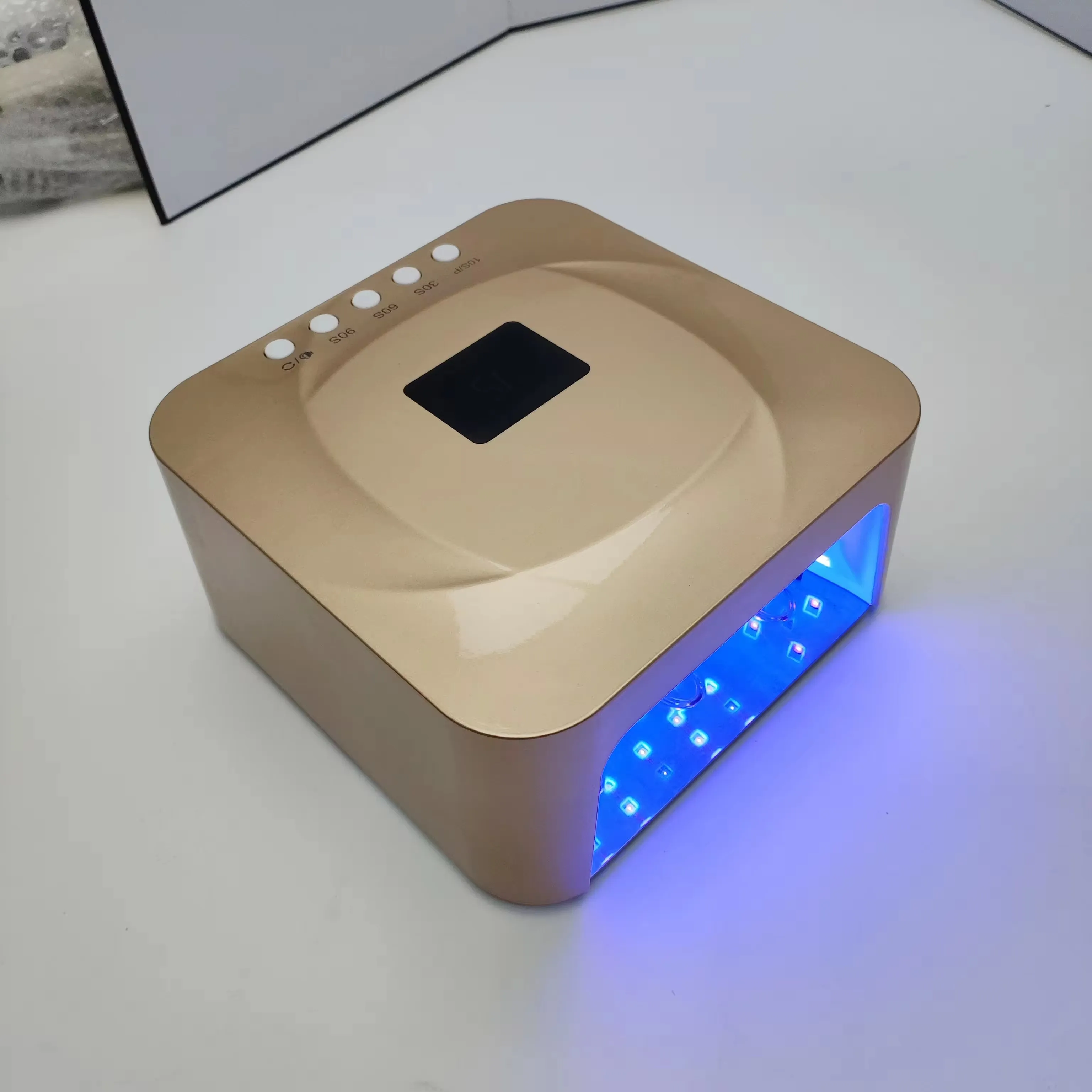 IBelieve Trending Products 2024 New Arrivals Professional 80W Cordless Quick Dry UV Led Lamp Rechargeable Nail Curing Lamp