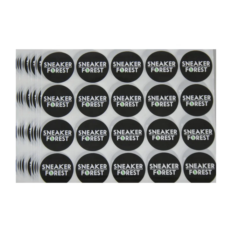 Custom Printing Logo Sticker Sheet Personalized Adhesive Packaging Label Sticker Glossy Round Sticker Customized Packaging