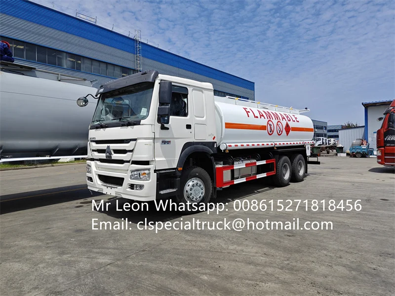20-25 CBM топливный бак HOWO грузовик camion заправщик