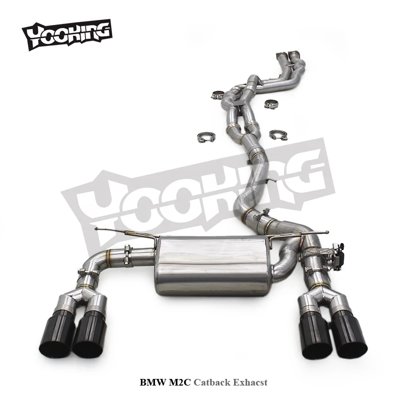 Труба выхлопных глушителей Valvetronic для BMW M2 Competition/M2C/M3/M4 3 0 T F80/F82/F87 2018-2023 система Catback равной длины