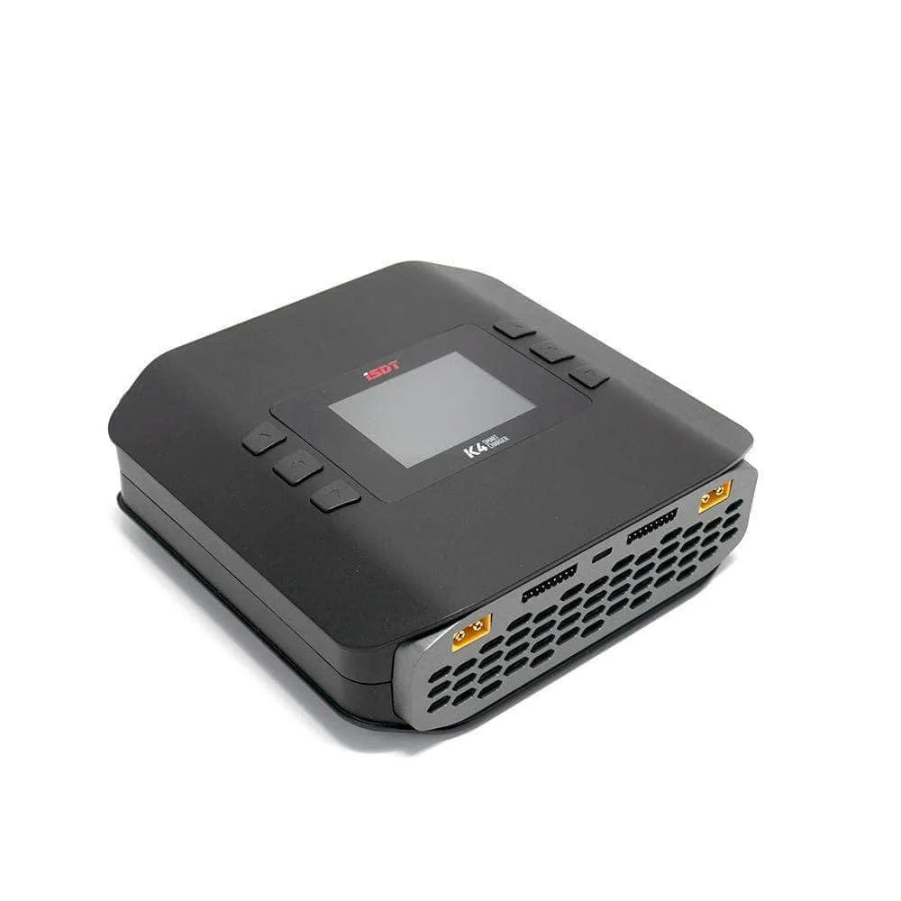 
 ISDT K4 Dual 20A x 2 600W x 2 1 - 8S литиевое зарядное устройство AC DC dual mode dual channel Smart charger  