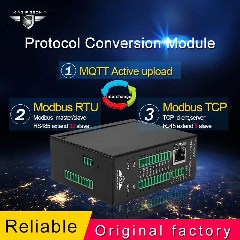 M160T highway PLC tunnel Remote Ethernet IO Module monitoring system 8DI 8DO 8AIN