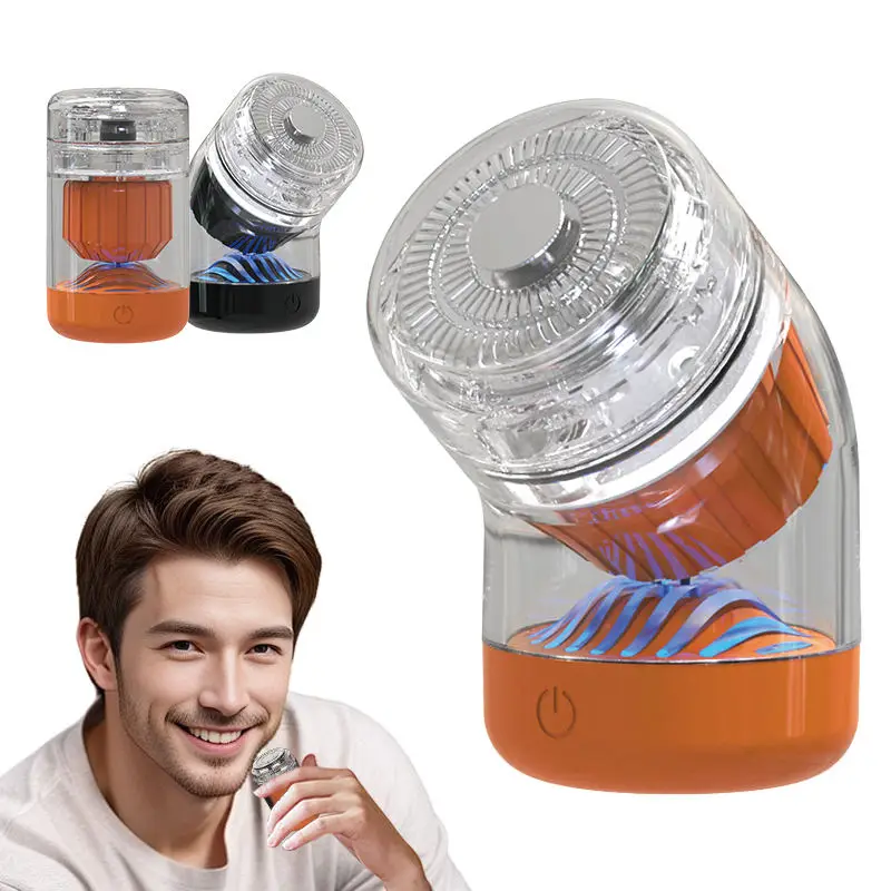 Новый дизайн оптовая продажа портативное зарядное устройство типа C триммеры для бороды перезаряжаемая мини-бритва электрическая бритва мужчин со светом