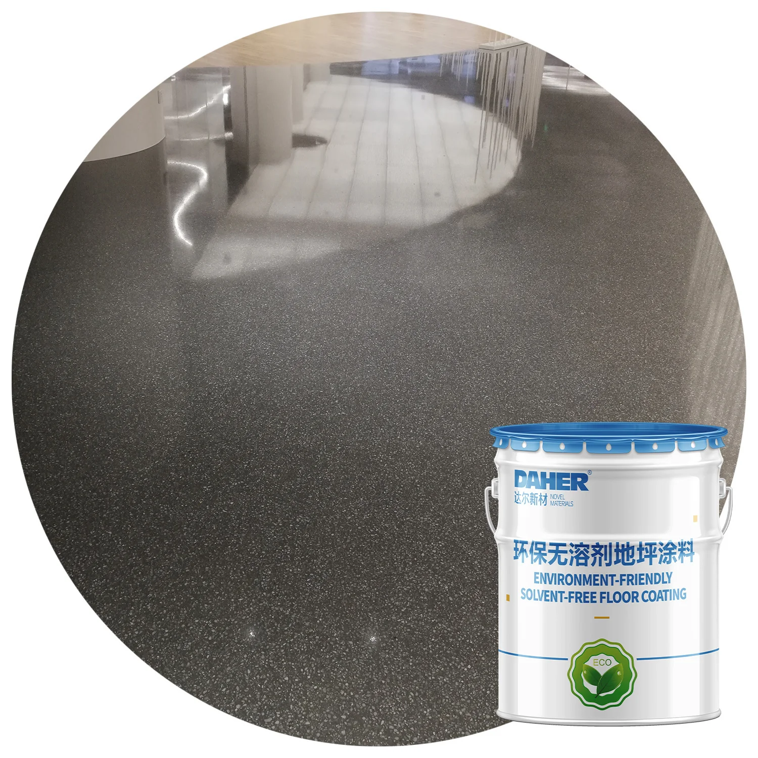 Polyurethane anti dust primer anti slip coating epoxy resin concrete floor paint