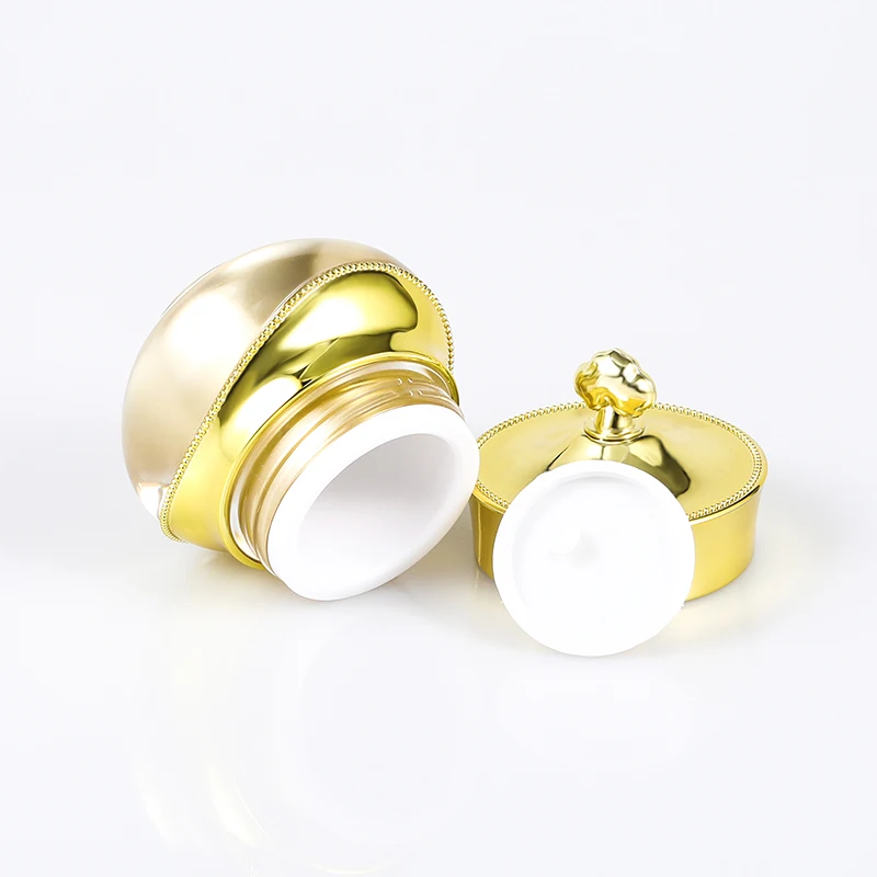 Wholesale lotion beauty containers cosmetic set bottles acrylic jar with pump 20ml 30ml  80ml