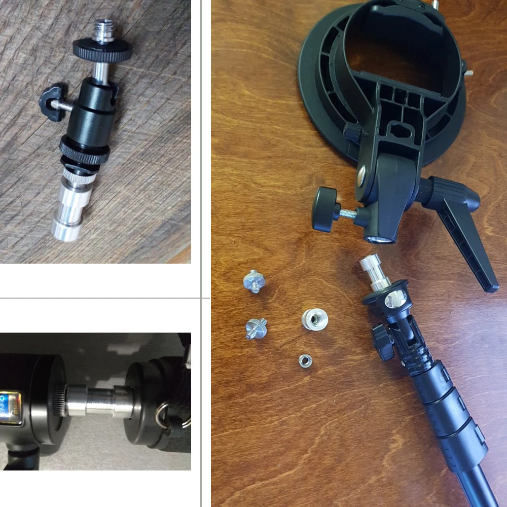 1/4-3/8' EB Camera Screw For Lighting Stand Photography Umbrella Holder Tripod