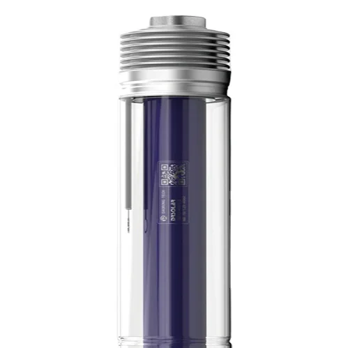 HIMIN Evacuated solar receiver tubes used for parabolic trough concentrator both side open receiver tubes