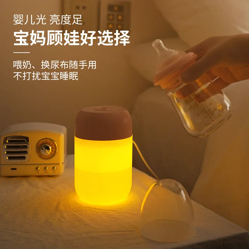 Portable LED light mini 300ml h2o Spray Mist humidifier Wet Aroma Essential Oil Diffuser Car usb air humidifier