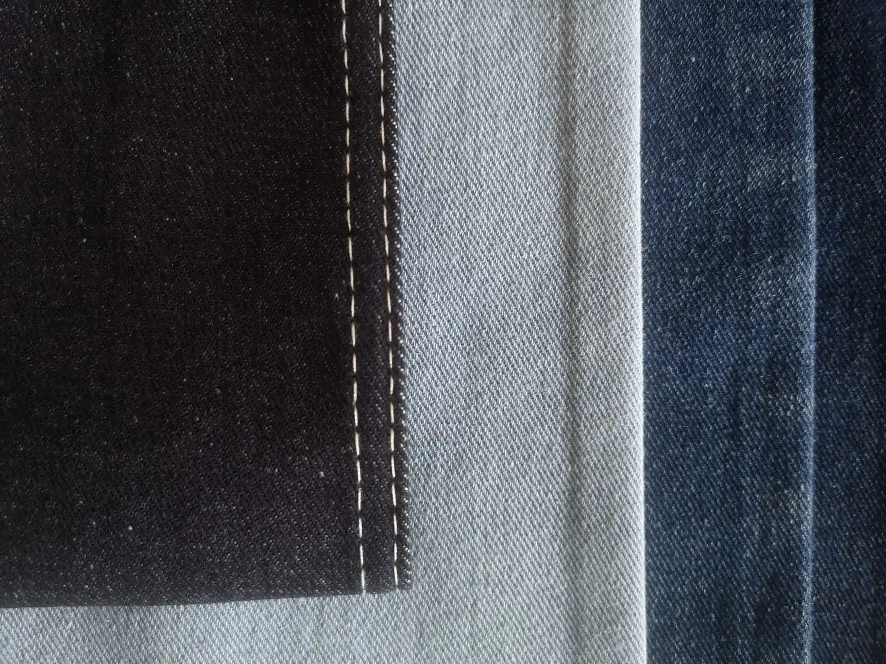 2489 Cheap price cost-effective OE non stretch cotton polyester woven twill denim fabric wholesale