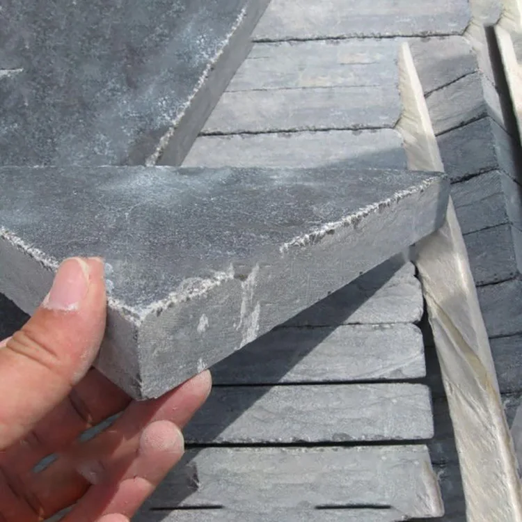 Honed and tumbled of blue stone slab for exterior garden floor paving