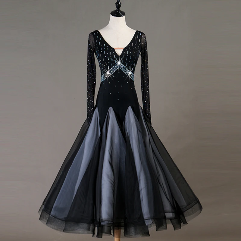 ARMQ080 Factory price wholesale high quality ballroom competition dancing dress